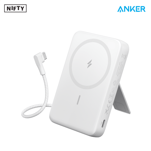 Anker Zolo Wireless Power Bank (10,000mAh, 30W) with Built-in USB-C