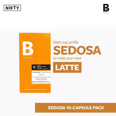 B Coffee Sedosa Latte 10 Capsule Pack