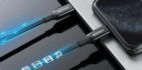 Anker PowerLine+ III USB-C Cable with Lightning Connector 3ft