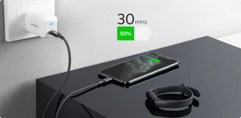 Anker PowerLine+ III USB-C Cable with Lightning Connector 3ft