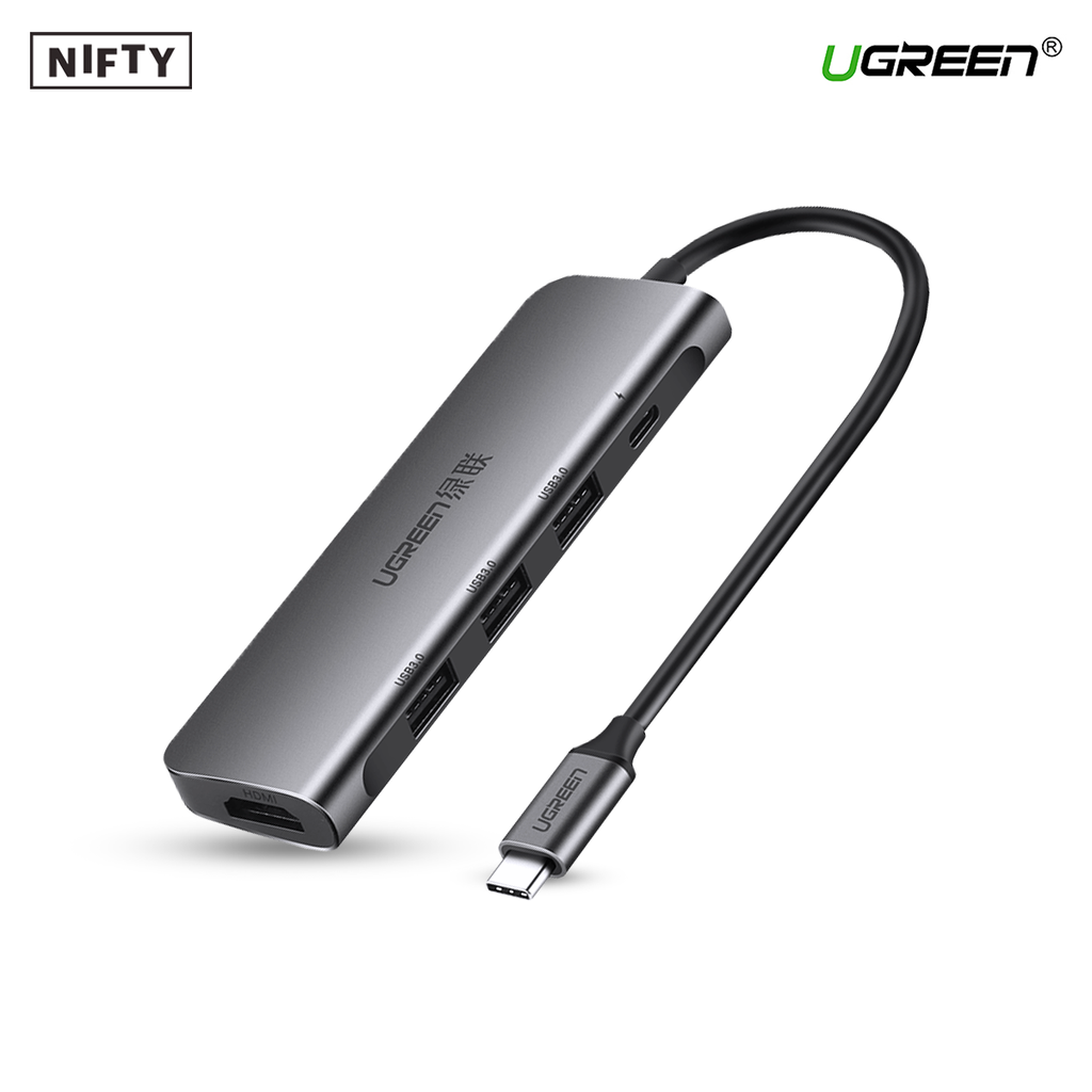 Ugreen USB-C To HDMI + USB 3.0 + PD Power Converter – Nifty Philippines