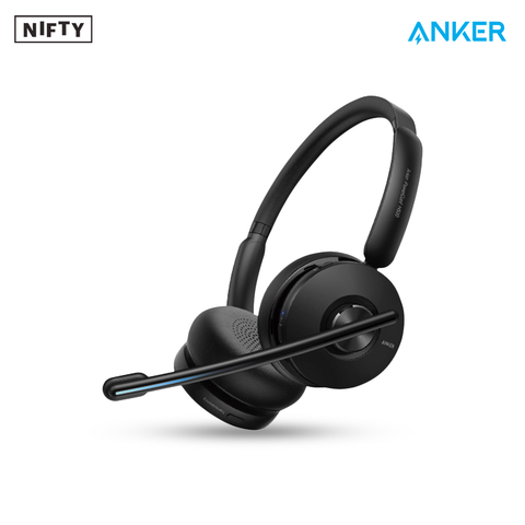 Anker PowerConf H500 Bluetooth Dual-Ear Headset with Microphone