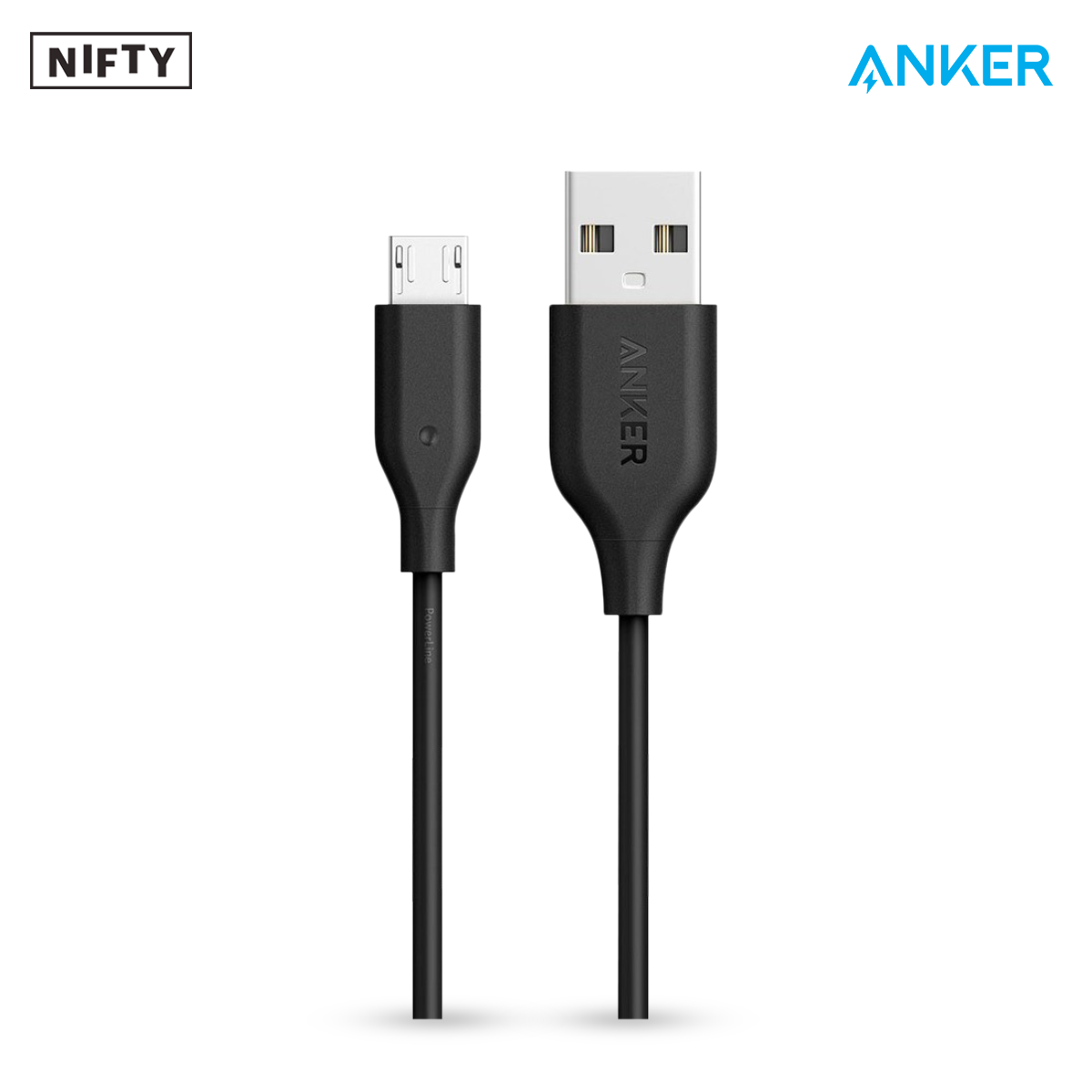 Anker PowerLine Micro USB Cable 6ft Black – Nifty Philippines