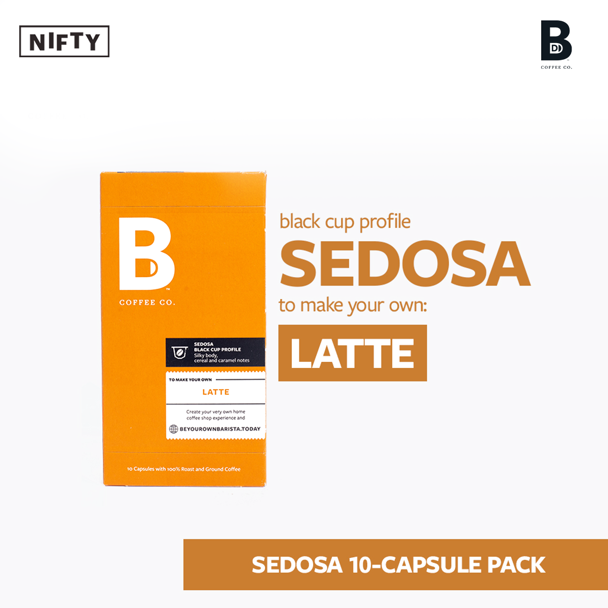 B Coffee Sedosa Latte 10 Capsule Pack – Nifty Philippines