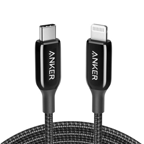 Anker PowerLine+ III USB-C Cable with Lightning Connector 3ft